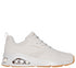 Pantofi sport, dama, SKECHERS TRES-AIR UNO-AH-MAZING 177390-OFWT crem, piele ecologica